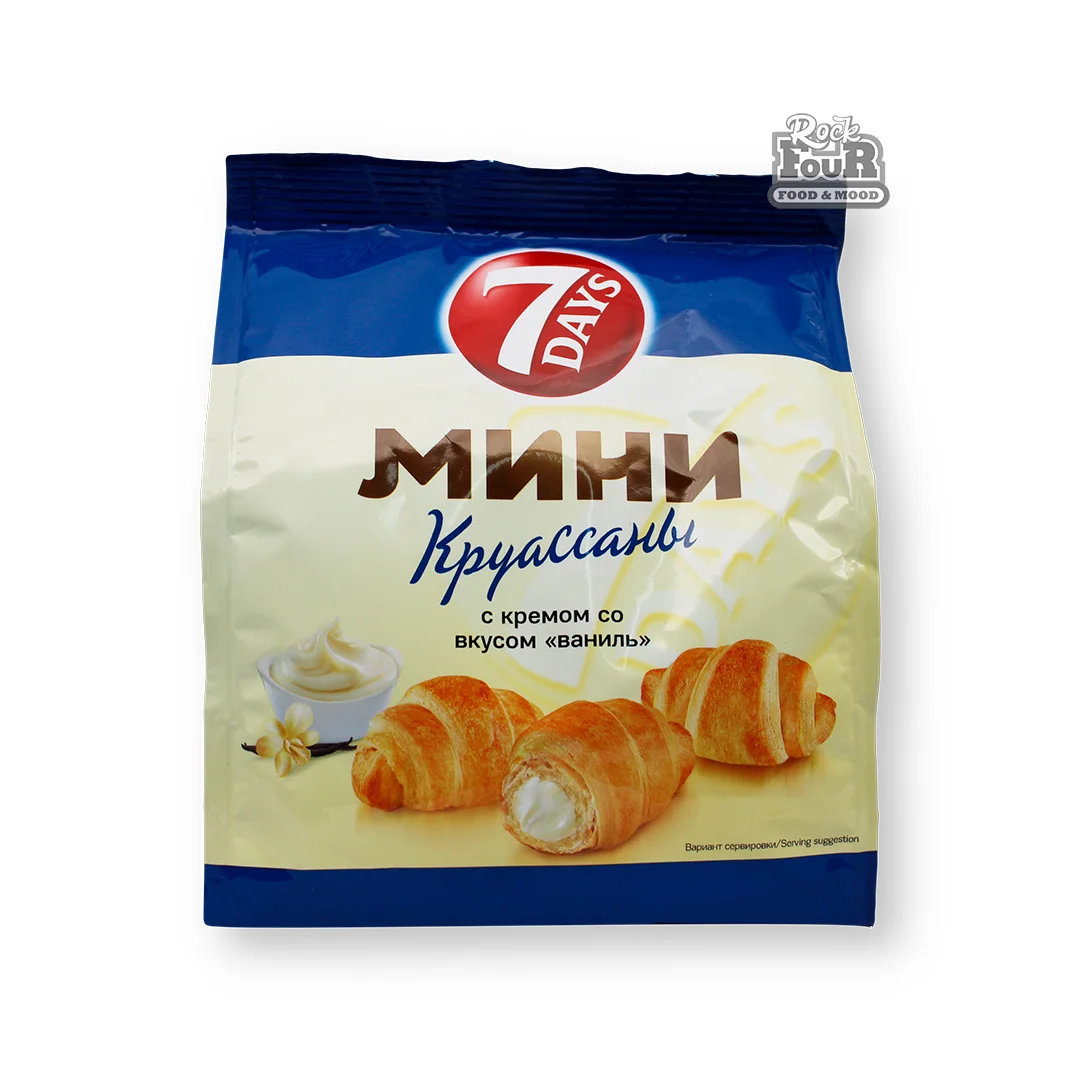 Mini croissants "7Days" with vanilla flavored cream 65g